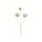Artificial Cream Poppy Spray – 20" Faux Floral Stem for Crafts-FSP616-CR